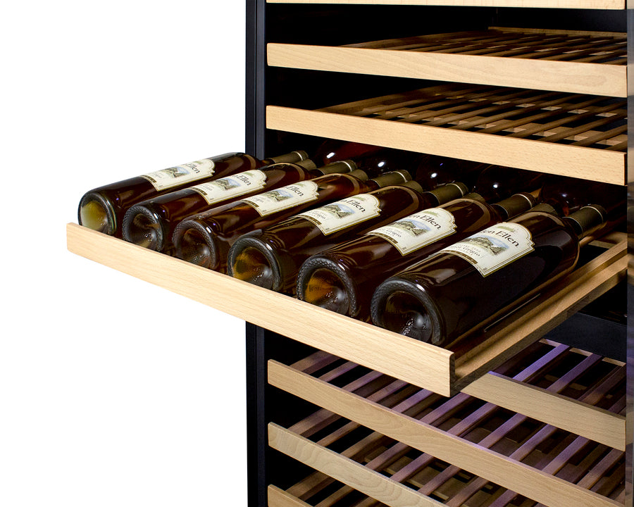 Summit 24" Wide Dual Zone Wine Cellar SWC1966BCSS-Wine Cellars-The Wine Cooler Club