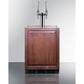 Summit 24" Wide Built-In Nitro-Infused Coffee Kegerator, ADA Compliant SBC58BLBIADAIFNCFTWIN-Kegerators-The Wine Cooler Club