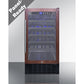 Summit 18" Wide Undercounter Wine Cellar (Panel Not Included) SWC1840BPNR-The Wine Cooler Club