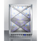 Summit 24" Wide Single Zone Outdoor Commercial Wine Cellar SCR611GLOSX-Wine Cellars-The Wine Cooler Club