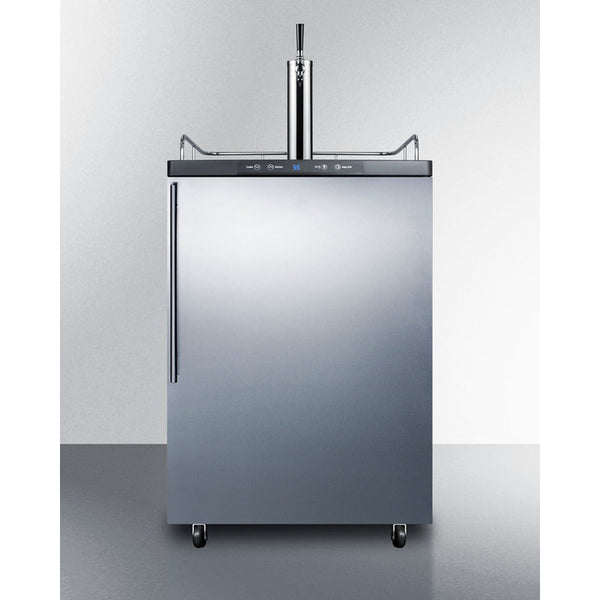 Summit 24 Wide Kegerator SBC635M7SSHV-Kegerators-The Wine Cooler Club