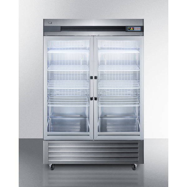 Summit 49 Cu.Ft. Reach-In Refrigerator SCR49SSG-Beverage Centers-The Wine Cooler Club