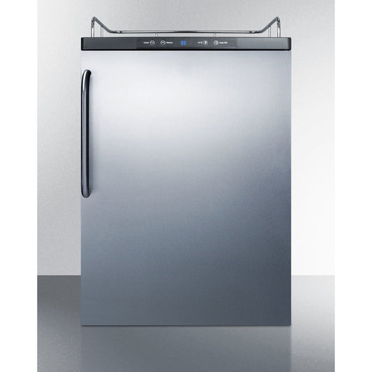 Summit 24" Wide Built-In Kegerator SBC635MBINKSSTB-Kegerators-The Wine Cooler Club