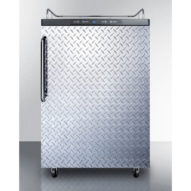 Summit 24" Wide Kegerator SBC635MNKDPL-Kegerators-The Wine Cooler Club