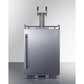 Summit 24" Wide Built-In Wine Kegerator SBC682WKDTWIN-Kegerators-The Wine Cooler Club