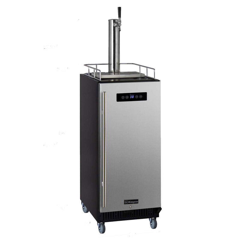 15" Wide Single Tap Stainless Steel Commercial Kegerator-Kegerators-The Wine Cooler Club