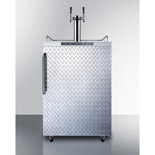 Summit 24" Wide Outdoor Kegerator SBC635MOSDPLTWIN-Kegerators-The Wine Cooler Club