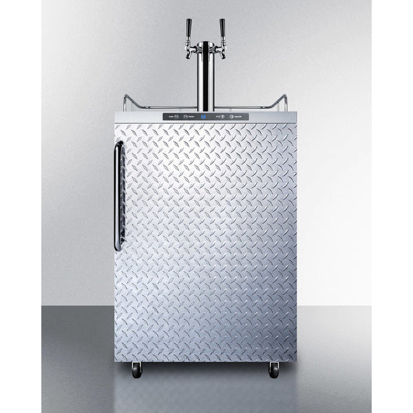 Summit 24 Wide Outdoor Kegerator SBC635MOSDPLTWIN-Kegerators-The Wine Cooler Club