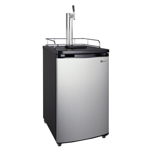 20" Wide Kombucha Single Tap Stainless Steel Kegerator-Kegerators-The Wine Cooler Club