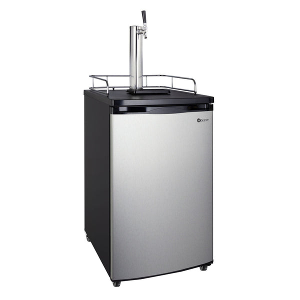 20 Wide Kombucha Single Tap Stainless Steel Kegerator-Kegerators-The Wine Cooler Club