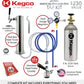 15" Wide Single Tap Black Commercial Kegerator-Kegerators-The Wine Cooler Club