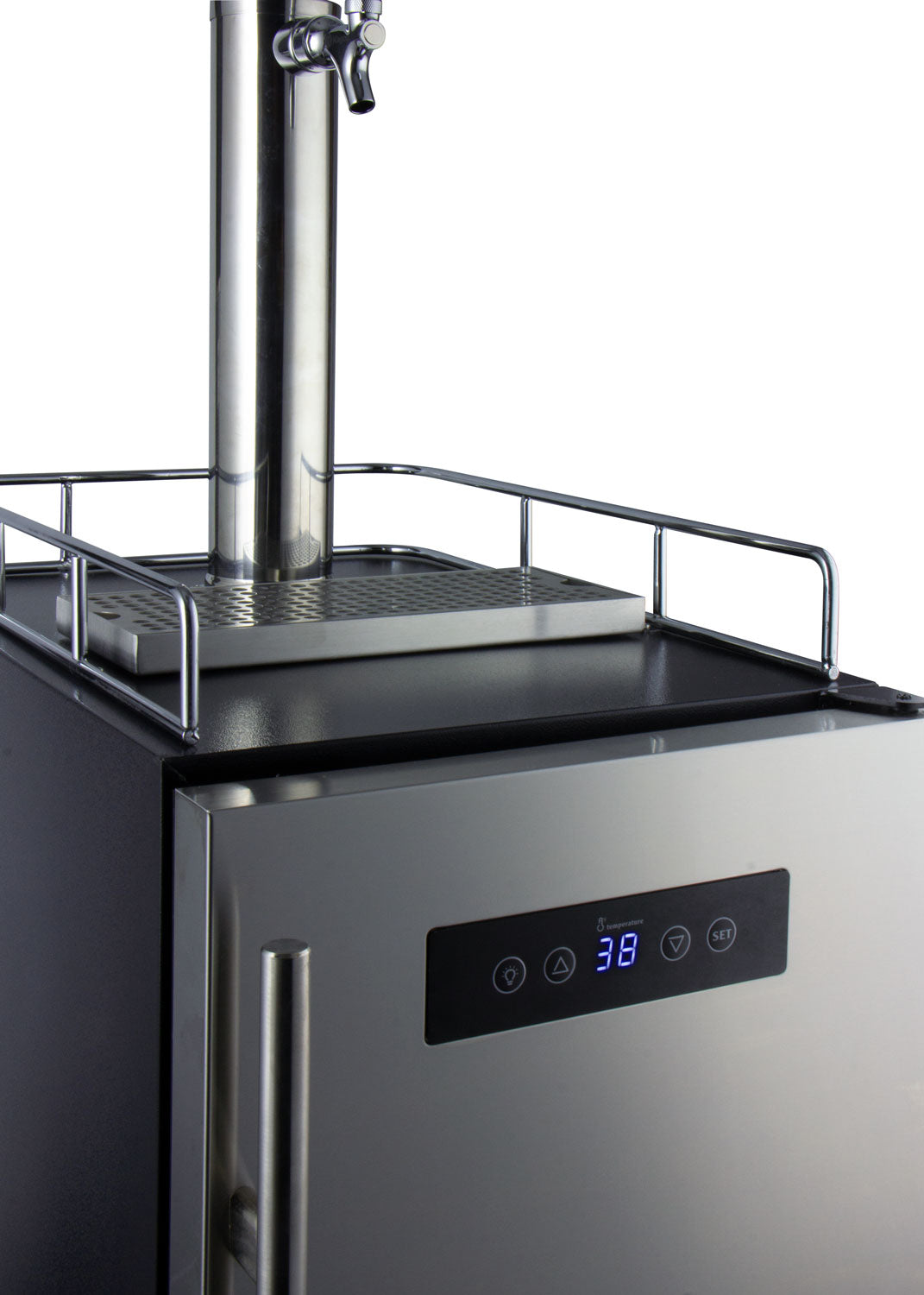 15" Wide Cold Brew Coffee Single Tap Stainless Steel Commercial Kegerator-Kegerators-The Wine Cooler Club