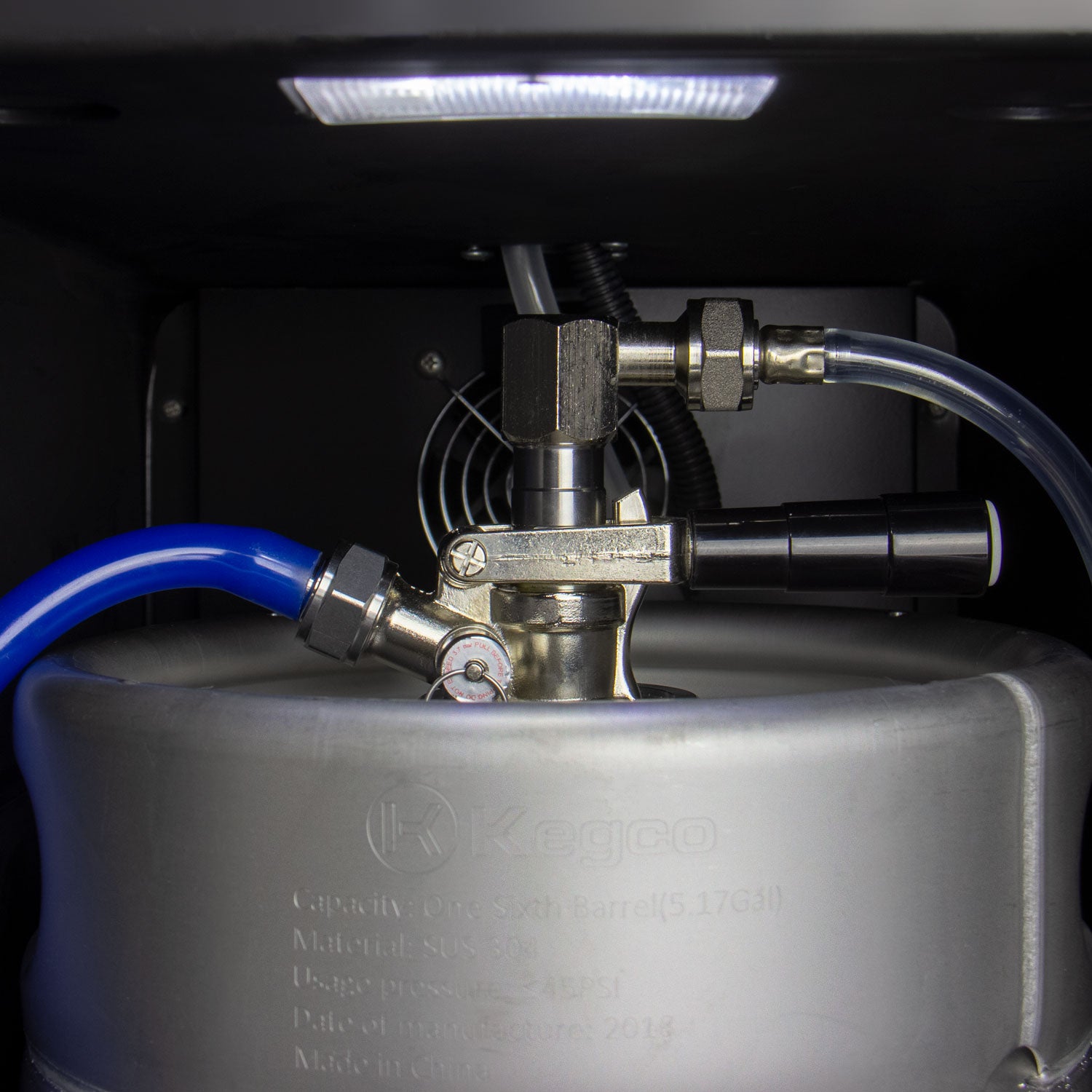 15" Wide Cold Brew Coffee Single Tap Stainless Steel Commercial Kegerator-Kegerators-The Wine Cooler Club