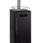 15" Wide Kombucha Single Tap Black Commercial Kegerator-Kegerators-The Wine Cooler Club