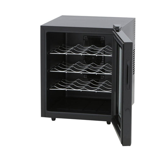 SPT WC-1685H 16 Bottles 16.5" Wide Freestanding Thermo-Electric Wine Cooler w/Heating