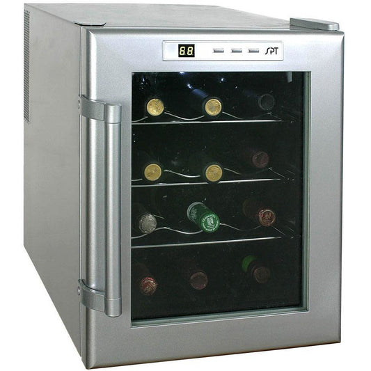 SPT WC-12 12 Bottles 10.75" Wide Freestanding Thermo-Electric Wine Cooler