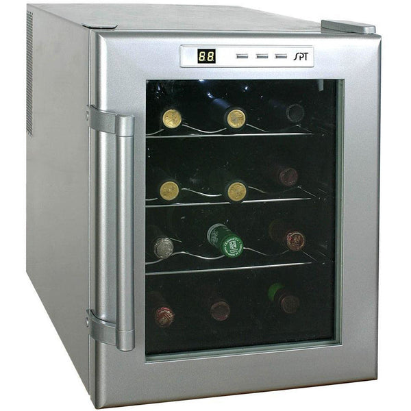 SPT WC-12 12 Bottles 10.75 Wide Freestanding Thermo-Electric Wine Cooler