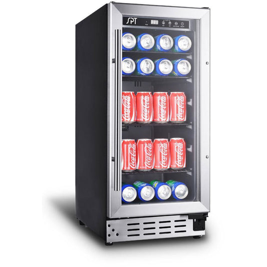 SPT BC-92US 92 Can 15" Wide Single Zone Under Counter Beverage Center