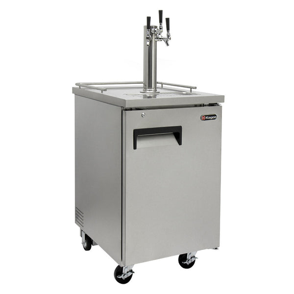 24 Wide Triple Tap All Stainless Steel Commercial Kegerator-Kegerators-The Wine Cooler Club