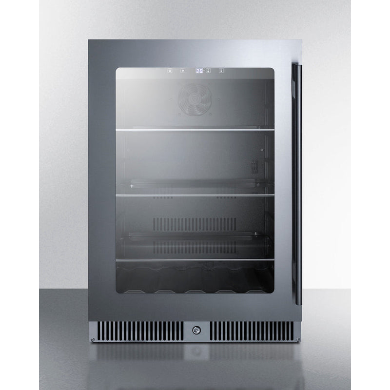 Summit 24" Wide Built-In Beverage Center CL24BVLHD-Beverage Centers-The Wine Cooler Club