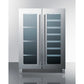 Summit 24" Wide Built-In Wine/Beverage Center CL242WBV-Beverage Centers-The Wine Cooler Club