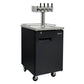24" Wide Cold Brew Coffee Four Tap Black Commercial Kegerator-Kegerators-The Wine Cooler Club