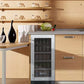 15" Wide FlexCount II Tru-Vino Stainless Steel Left and Right Hinge Beverage Center-Wine Coolers-The Wine Cooler Club