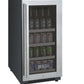 15" Wide FlexCount II Tru-Vino Stainless Steel Left and Right Hinge Beverage Center-Wine Coolers-The Wine Cooler Club