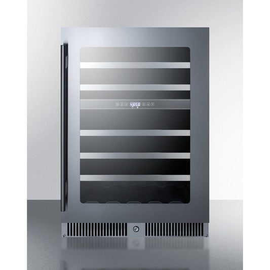 Summit 24" Wide Built-In Dual-Zone Wine Cellar CL244WC-Wine Cellars-The Wine Cooler Club