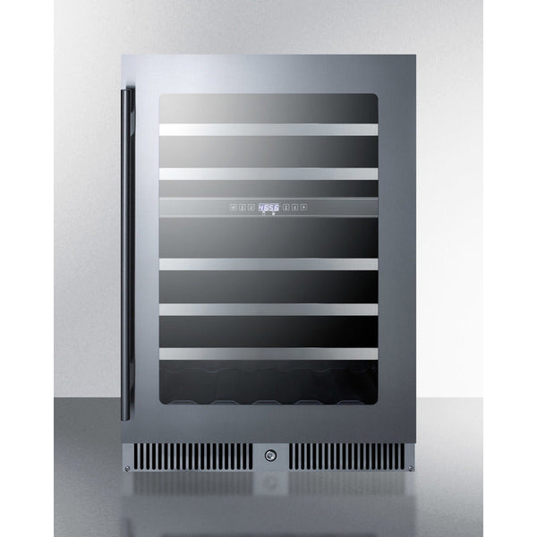 Summit 24 Wide Built-In Dual-Zone Wine Cellar CL244WC-Wine Cellars-The Wine Cooler Club