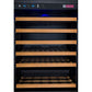 47" Wide FlexCount II Tru-Vino 112 Bottle Dual Zone Black Side-by-Side Wine Refrigerator - BF 2X-VSWR56-1B20-Wine Coolers-The Wine Cooler Club