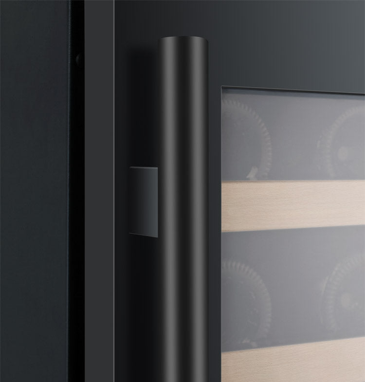 47" Wide FlexCount II Tru-Vino 112 Bottle Dual Zone Black Side-by-Side Wine Refrigerator - BF 2X-VSWR56-1B20-Wine Coolers-The Wine Cooler Club