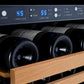 47" Wide FlexCount II Tru-Vino 112 Bottle Four Zone Black Side-by-Side Wine Refrigerator - BF 2X-VSWR56-2B20-Wine Coolers-The Wine Cooler Club