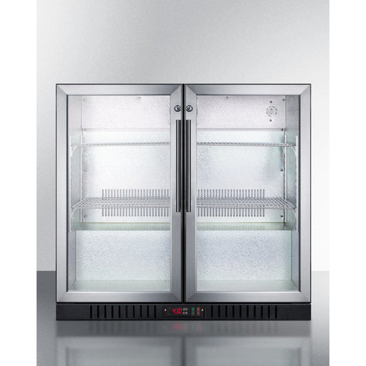 Summit 36" Wide Beverage Center SCR7012DB-Beverage Centers-The Wine Cooler Club