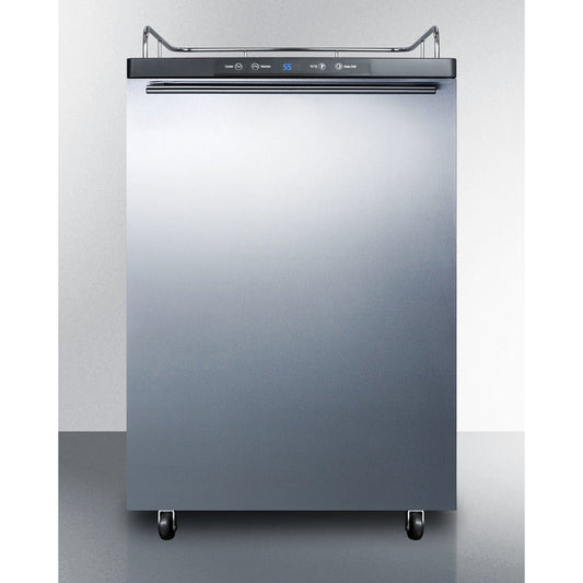 Summit 24" Wide Kegerator SBC635M7NKSSHH-Kegerators-The Wine Cooler Club