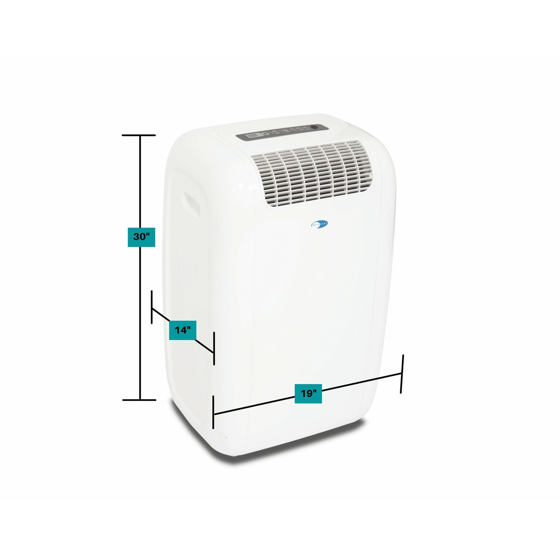 Whynter Air Conditioners Whynter ARC-101CW 10,000 BTU (5,200 BTU SACC) CoolSize Compact Portable Air Conditioner, Dehumidifier, and Fan with Activated Carbon Filter up to 300 sq ft