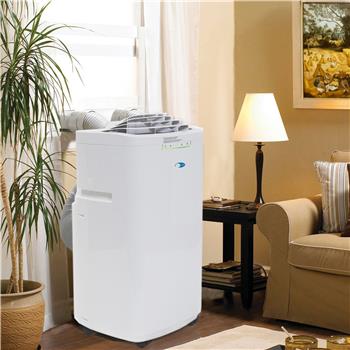Whynter Air Conditioners Whynter ARC-110WD 11,000 BTU (5,900 BTU SACC) Dual Hose Cooling Portable Air Conditioner, Dehumidifier, and Fan with Activated Carbon Filter, up to 350 sq ft in White