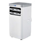 Whynter Air Conditioners Whynter ARC-115WG 11,000 BTU (6,800 BTU SACC) Compact Portable Air Conditioner, Dehumidifier, and Fan with Remote Control, up to 400 sq ft in White/Grey