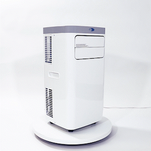 Whynter Air Conditioners Whynter ARC-115WG 11,000 BTU (6,800 BTU SACC) Compact Portable Air Conditioner, Dehumidifier, and Fan with Remote Control, up to 400 sq ft in White/Grey