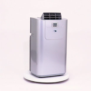 Whynter Air Conditioners Whynter ARC-122DHP 12,000 BTU (7,000 BTU SACC) Elite Dual Hose Portable Air Conditioner, Heater, Dehumidifier, and Fan with Activated Carbon Filter plus Autopump and Storage bag, up to 400 sq ft in Grey