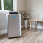 Whynter Air Conditioners Whynter ARC-122DHP 12,000 BTU (7,000 BTU SACC) Elite Dual Hose Portable Air Conditioner, Heater, Dehumidifier, and Fan with Activated Carbon Filter plus Autopump and Storage bag, up to 400 sq ft in Grey