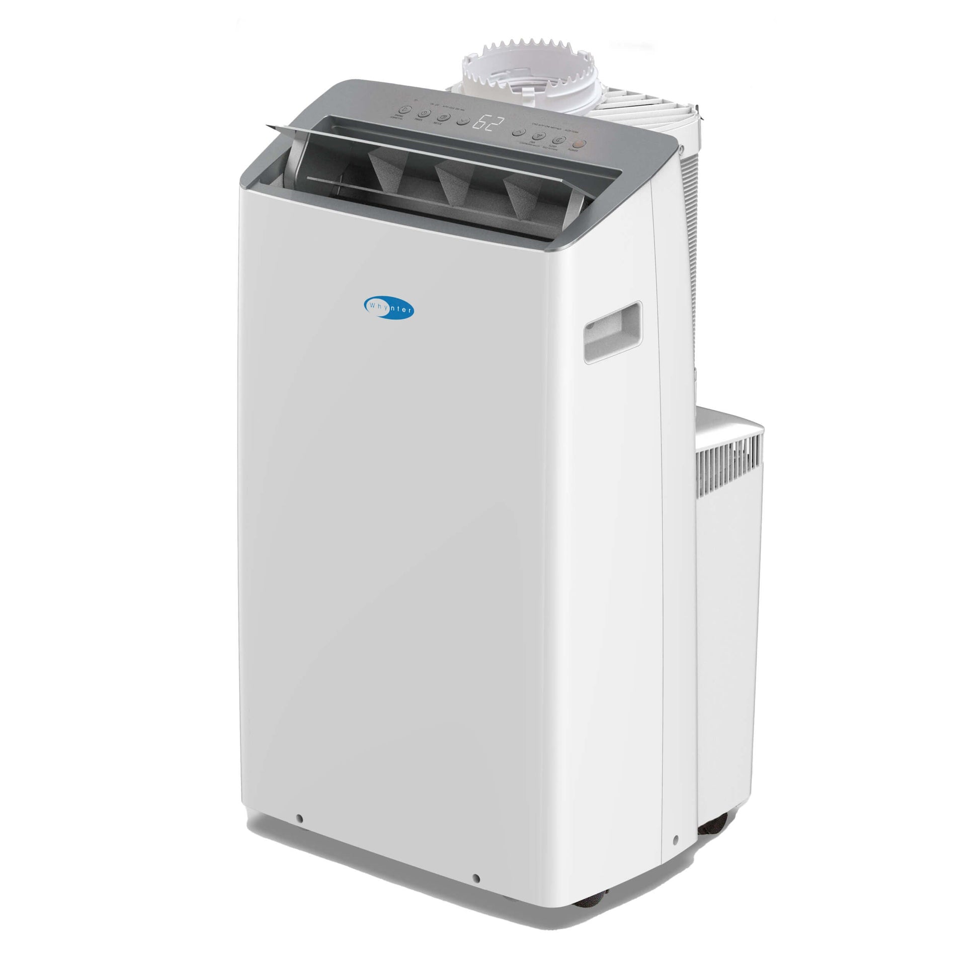 Whynter Air Conditioners Whynter ARC-1230WNH 14,000 BTU (12,000 BTU SACC) NEX Inverter Dual Hose Cooling Portable Air Conditioner, Heater, Dehumidifier, and Fan with Smart Wi-Fi, up to 600 sq ft in White