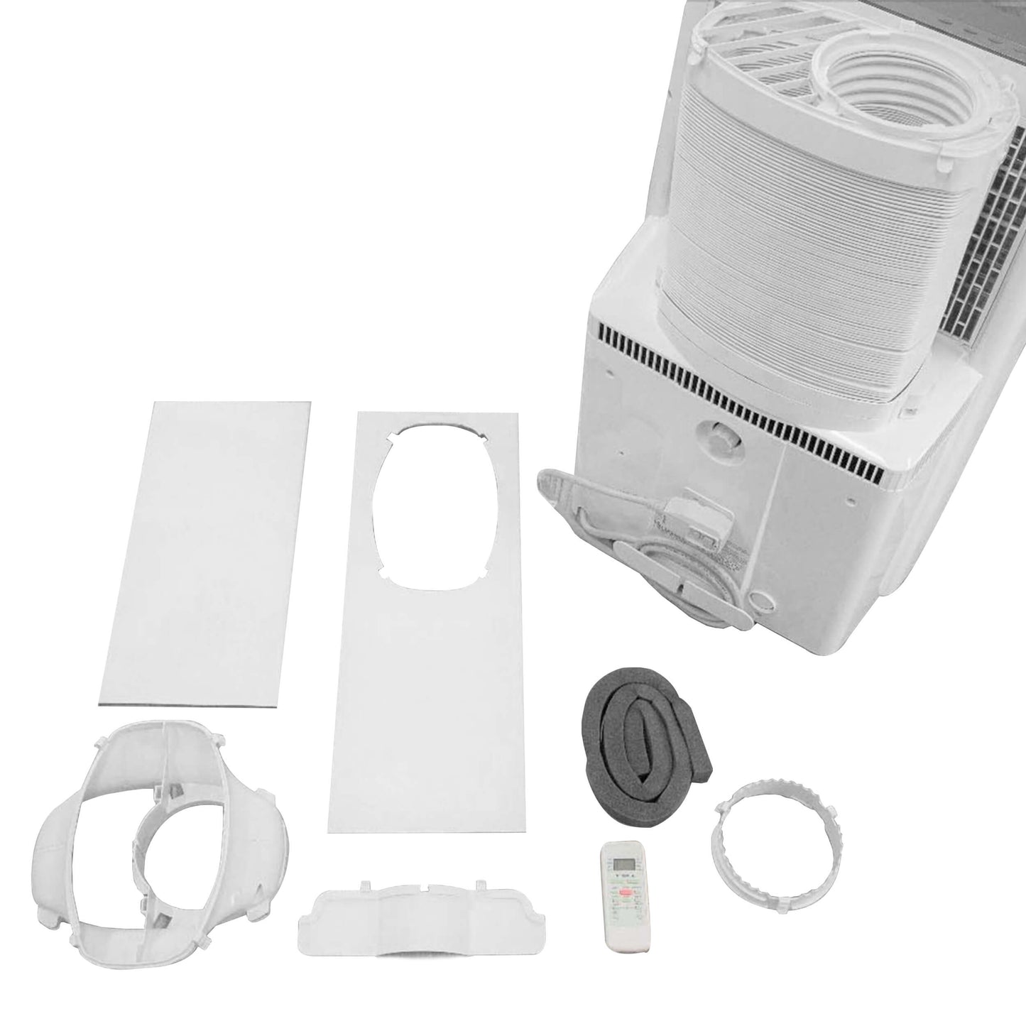 Whynter Air Conditioners Whynter ARC-1230WNH 14,000 BTU (12,000 BTU SACC) NEX Inverter Dual Hose Cooling Portable Air Conditioner, Heater, Dehumidifier, and Fan with Smart Wi-Fi, up to 600 sq ft in White