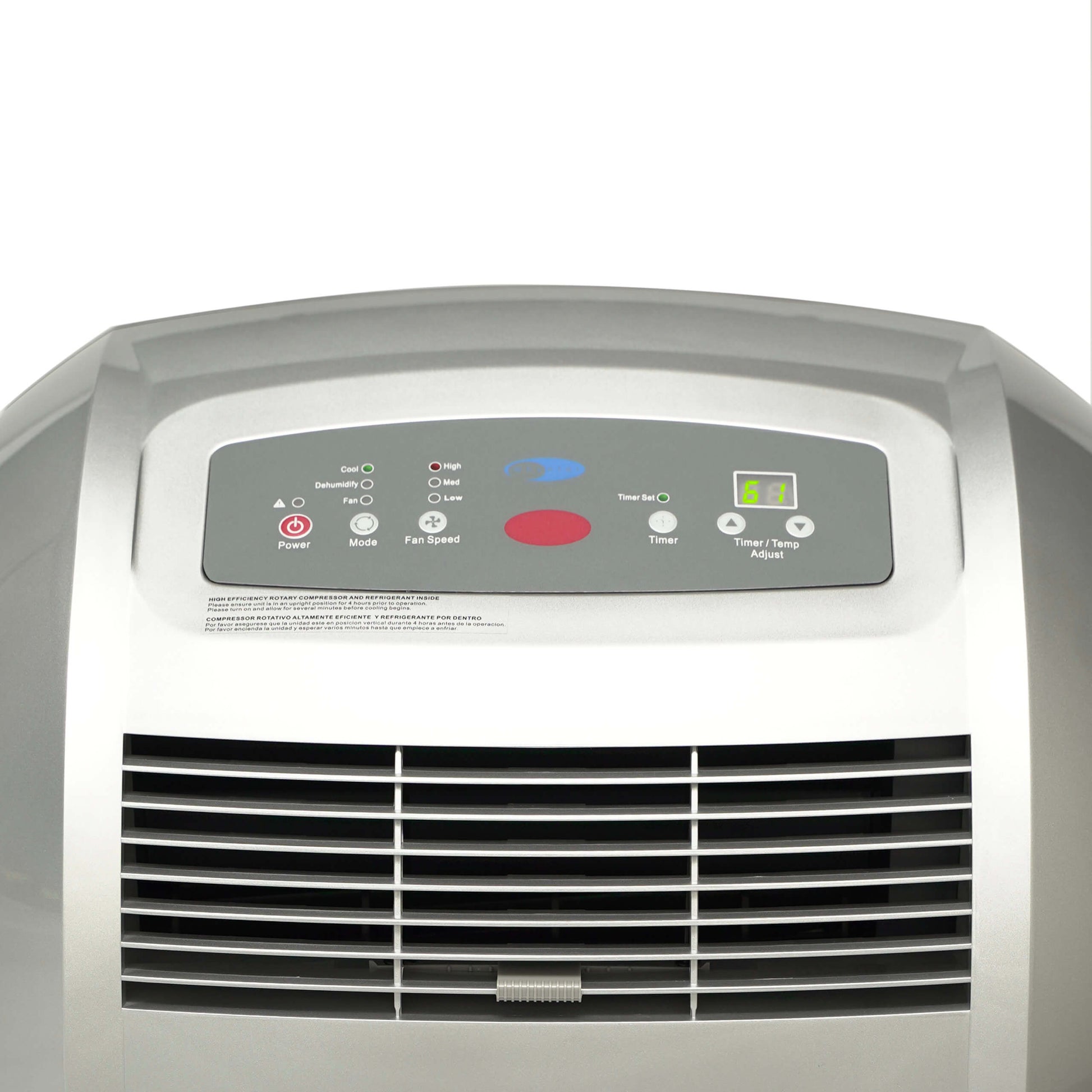 Whynter Air Conditioners Whynter ARC-12S 12,000 BTU (5,000 BTU SACC) Portable Air Conditioner, Dehumidifier, and Fan with Activated Carbon Filter, up to 400 sq ft in Grey