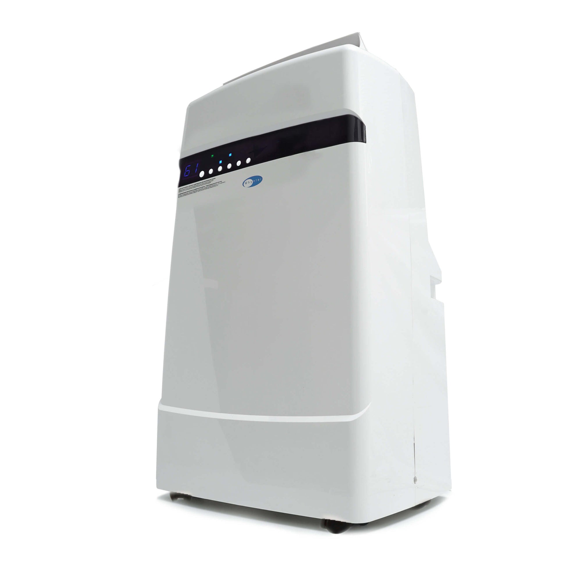 Whynter Air Conditioners Whynter ARC-12SDH 12,000 BTU (6,884 BTU SACC) Dual Hose Cooling Portable Air Conditioner, Heater, Dehumidifier, and Fan with Activated Carbon Filter plus Storage bag, up to 400 sq ft in White