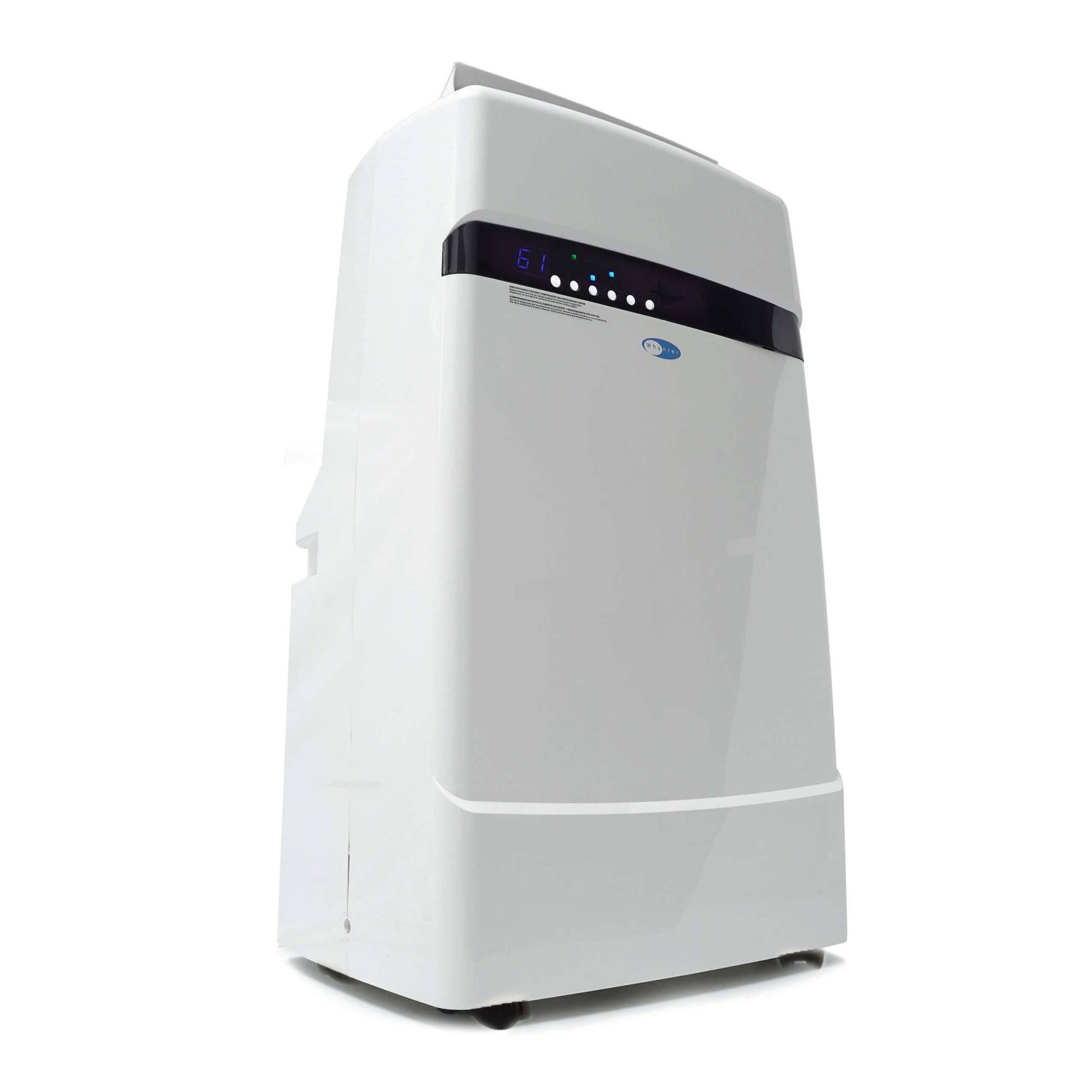 Whynter Air Conditioners Whynter ARC-12SDH 12,000 BTU (6,884 BTU SACC) Dual Hose Cooling Portable Air Conditioner, Heater, Dehumidifier, and Fan with Activated Carbon Filter plus Storage bag, up to 400 sq ft in White