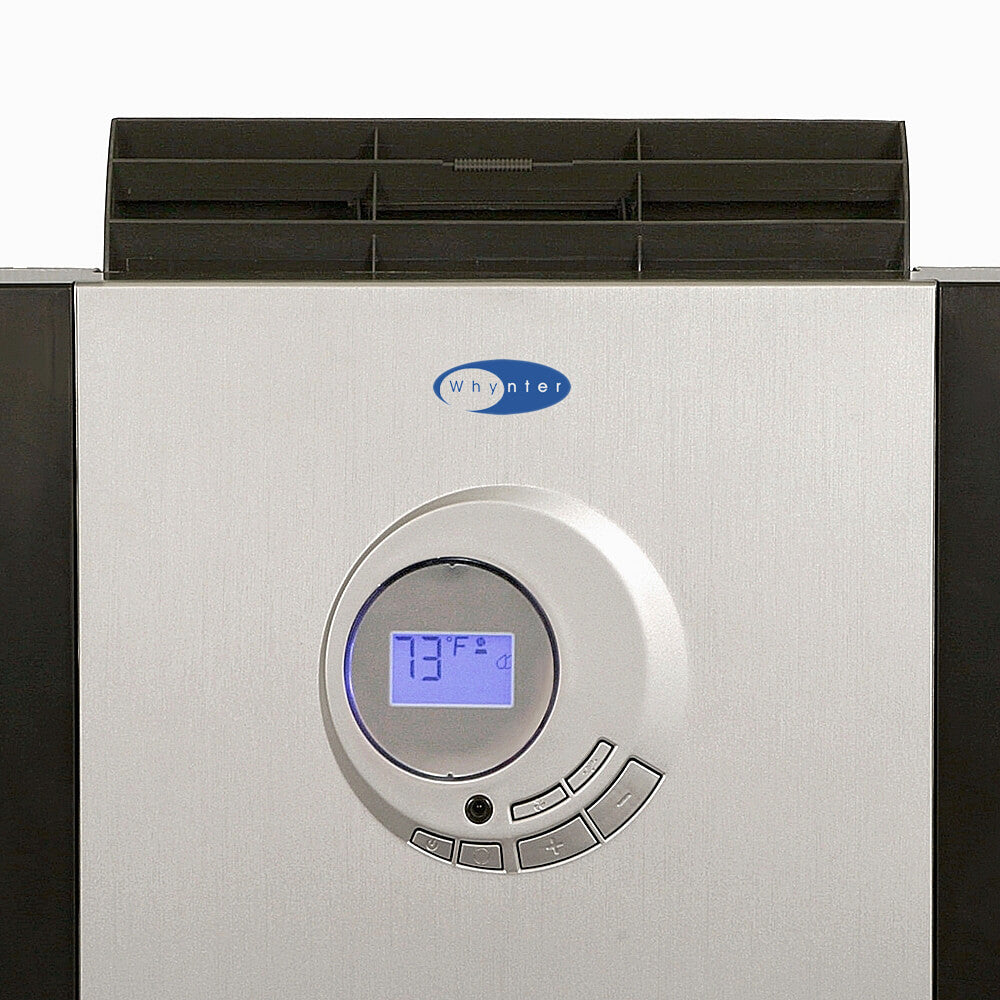 Whynter Air Conditioners Whynter ARC-143MX 14,000 BTU (8,351 BTU SACC) Dual Hose Cooling Portable Air Conditioner, Dehumidifier, and Fan with 3M Antimicrobial Filter and Storage Bag, up to 500 sq ft in Platinum/Black