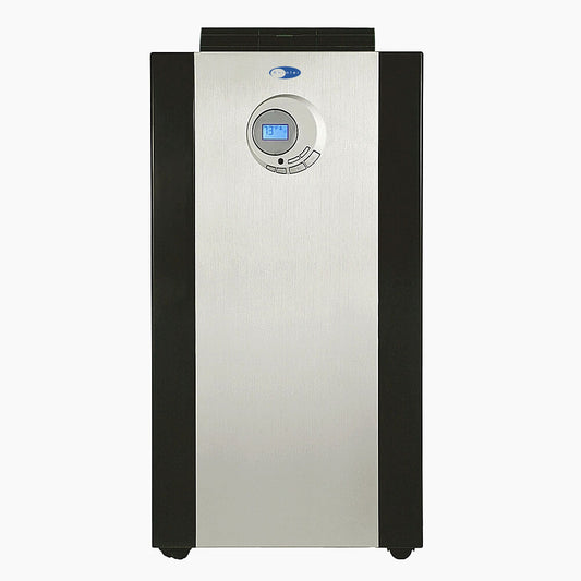 Whynter Air Conditioners Whynter ARC-143MX 14,000 BTU (8,351 BTU SACC) Dual Hose Cooling Portable Air Conditioner, Dehumidifier, and Fan with 3M Antimicrobial Filter and Storage Bag, up to 500 sq ft in Platinum/Black