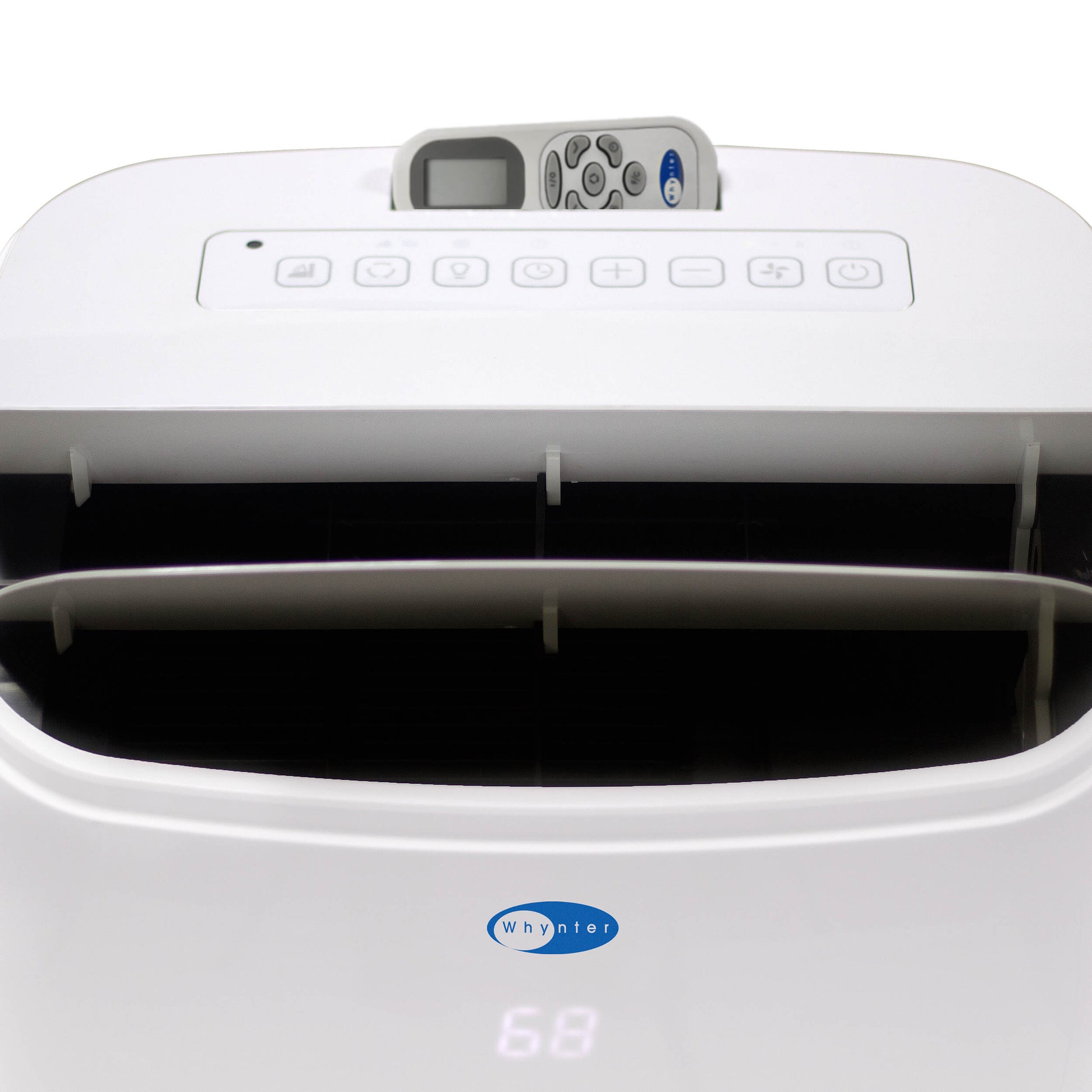 Whynter Air Conditioners Whynter ARC-147WFH 14,000 BTU (10,000 BTU SACC) Dual Hose Cooling Portable Air Conditioner, Heater, Dehumidifier, and Fan with Remote Control, HEPA and Carbon Filter, up to 500 sq ft in White