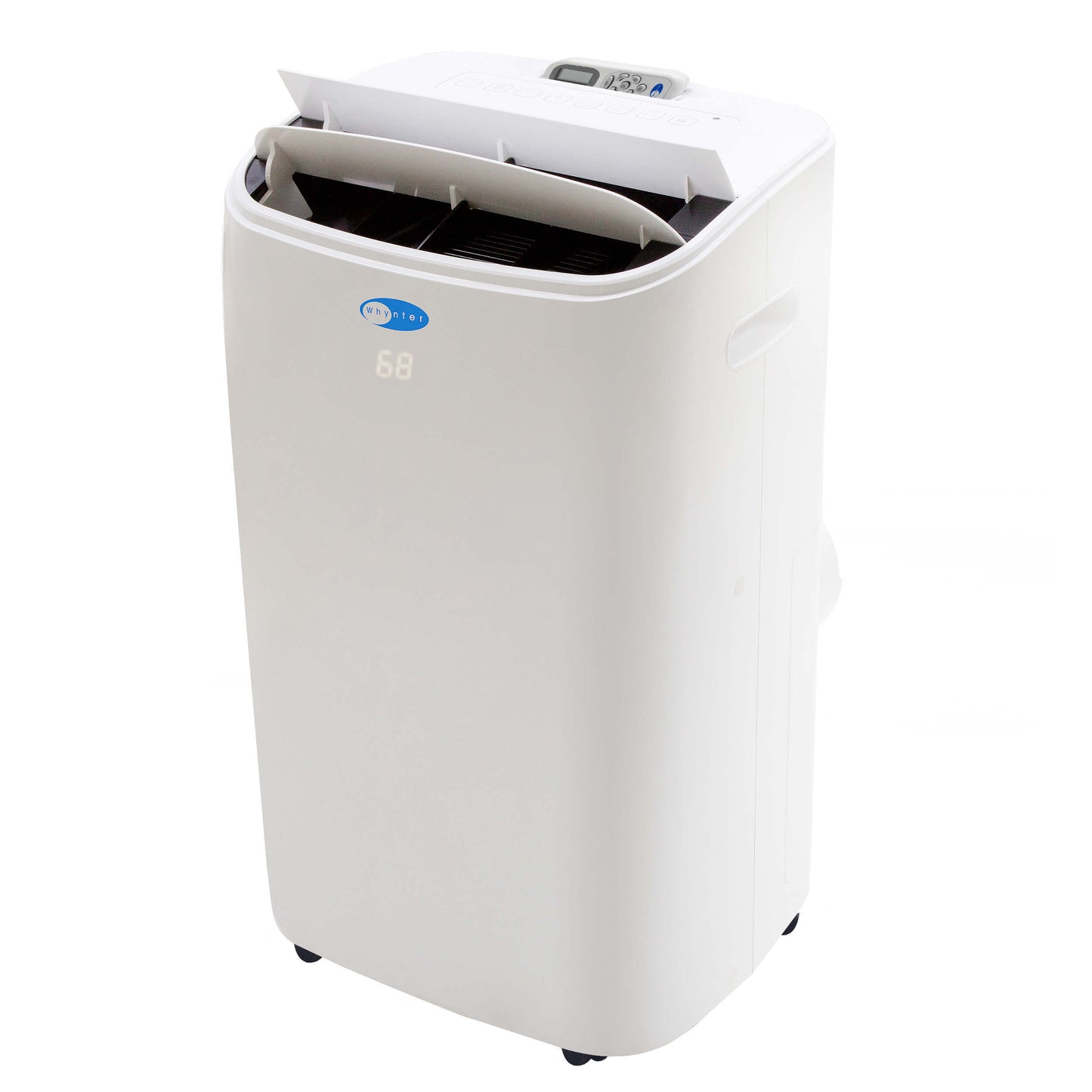 Whynter Air Conditioners Whynter ARC-147WFH 14,000 BTU (10,000 BTU SACC) Dual Hose Cooling Portable Air Conditioner, Heater, Dehumidifier, and Fan with Remote Control, HEPA and Carbon Filter, up to 500 sq ft in White